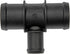 Dorman 627-006 Radiator Coolant Hose Connector Compatible with Select Audi / Volkswagen Models...