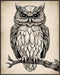 Posterizer 1 pcs- an owl sitting on a tree-Art for Animal Lovers-Abstract & Modern Art- Gift for Men Women Entrepreneur Teens-Living Room Bedroom ...