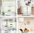 Doris 36 Inch Sheer Curtains Set of 2 Pieces, Faux Linen Natural Window Small Curtain Tiers for Kitchen Bedroom, Airy & Breathable Dual Rod Pocket...