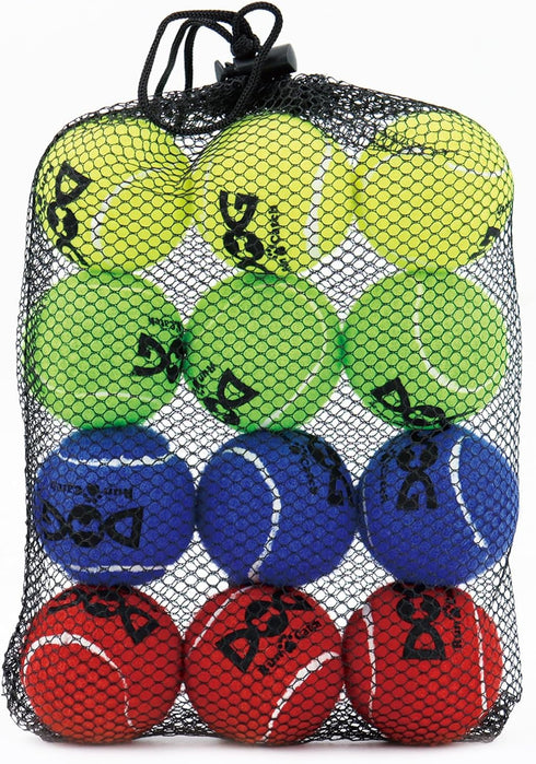 Tennis Balls for Small Dogs Pack of 12 Colorful Easy Catching Pet Dog Balls (2.0inch-4colors)...