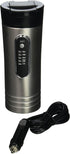 RoadPro RP0719 12-Volt 15oz. Premium Heated Travel Mug, Silver, Black...