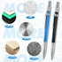 2 Pcs Silver Welders Pencil with 12 Pcs 2.0 mm Round Silver Refills Metal Marker for Steel Marking Pen Mechanical Pencil Set for Construction Scho...