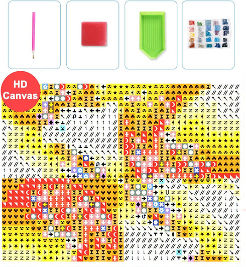 Bimkole DIY 5D Diamond Painting Red Bird Leaves by Number Kits Paint with Diamonds Arts Supply Canvas Wall Decor, 12x12inch(M1-355)...