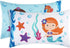 Everyday Kids 2-Pack Standard Size Pillowcases fit Pillows 20 x 26” -100% Soft Breathable Microfiber - Perfect for Toddler Little Girl Twin/Full S...