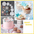 Clever Monster Snowflake Cookie Cutters Set of 6, Plunger Cutter Cake Decorating Supplies Fondant Molds Embossing Tool Snowflake Plunger Cake Cutt...