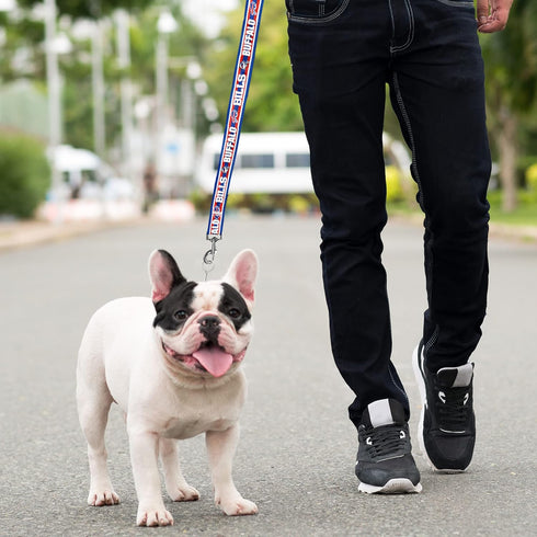 NFL PET Leash Buffalo Bills Dog Leash, Medium Football Team Leash for Dogs & Cats. A Shiny & Colorful Cat Leash & Dog Leash Licensed by The NFL...