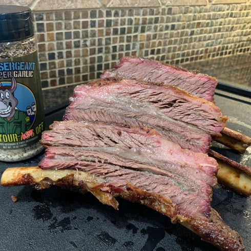 Platoon Sergeant Garlic Salt Pepper by Grill Your As Off - BBQ & Grill Seasoning for Beef, Steak, Burgers, Pork & Chicken - Dry Rub - MSG & Gluten...