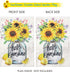 Hello Sunshine Garden Flag Sunflower Summer Fall Outdoor Yard Flags for Garden Decor Double Sided 12.5X18 Inch (Sunflower)...