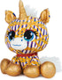 P.Lushes Designer Fashion Pets Natalie Von Corn Premium Unicorn Stuffed Animal, Gold and Blue, 6”...