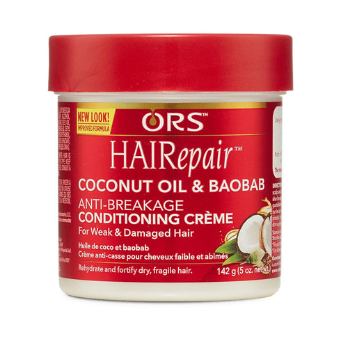 ORS HAIRepair Coconut Oil and Baobab Anti-Breakage Conditioning Creme, 142 g...