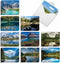 The Best Card Company - 20 Landscape Nature Note Cards Blank (4 x 5.12 Inch) (10 Designs, 2 Each) - Reflections AM1728OCB-B2x10...