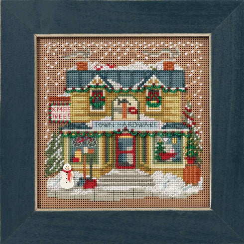 Town Hardware Beaded Counted Cross Stitch Kit Mill Hill Buttons & Beads 2016 Winter Series MH141631 Christmas Village Series...