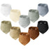 Muslin Baby Drooling Bibs, 10PCS Baby Bandana Drool Bibs, Snap Muslin Cotton Baby Bibs for Girls, Boys, Baby Drool Bibs Anti-Penetration, Strong W...