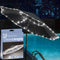 Brightz White LED Patio Umbrella Lights, Battery Operated, Fits 7-Foot Diameter Umbrellas...