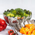 DELUXE Vegetable Steamer, Collapsible and Expandable Stainless-Steel Steam Basket Insert Rack for Steaming Food, Compatible with Instant Pot 3, 6,...