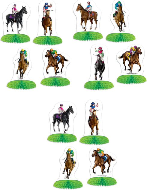 Horse Racing Mini Centerpieces Pack of 3...
