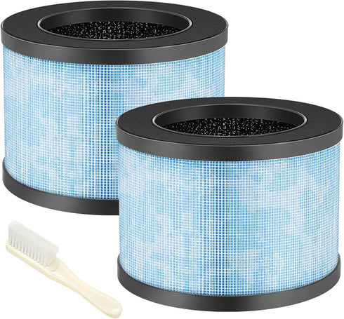MK01 MK06 DH-JH01 H13 True HEPA Replacement Filter, Compatible with MK01, MK06, ToLife TZ-K1, MG01JH and Kloudi DH-JH01, POMORON MJ001H, Intelabe ...