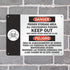 SmartSign "Danger - Poison Storage Area" Bilingual Sign | 10" x 14" Aluminum...