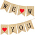 Gejoy Farewell Party Decorations Supplies Kit 14 Pcs We Will Miss You Banner Burlap Bunting Banner Gold Glitter Confetti Balloons Heart Garland Fl...