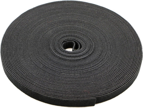 Pasow fastening tape Cable Tie Double Side Nylon Power Wire Management 3/4Inch 1 Roll Hook (25 Yards, Style 1)...