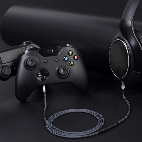 Audio Replacement Cable with in-Line Mic Remote Volume Control Compatible with Sennheiser HD598 HD598 SE, HD518 HD598 Cs, HD599 HD569 HD579 Headph...