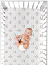 Sweet Jojo Designs Red and White Baby or Toddler Fitted Crib Sheet for Baseball Patch Sports Collection...
