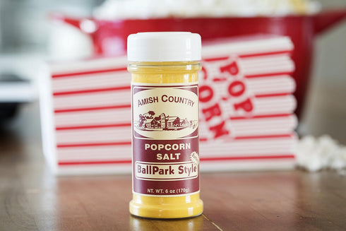 Amish Country Popcorn | Oil and Seasoning Variety Pack | Coconut Oil - 15 oz and Ballpark ButterSalt Popcorn Salt - 6 oz...