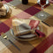 SASTYBALE Checkered Style Cloth Napkins 20 x 20 Inch 4 Pieces Washable Comfortable for Restaurant Family Dinners Weddings Parties and Banquets(Squ...