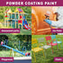 Powder Coating Powder | Powder Coat Perfect for Metal Surfaces | Car Paint | Building Materials | Powder Paint for Steel Structures, Factories, Bu...