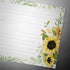 50 Sunflower Recipe Cards from Dashleigh, 4x6 inches, Double-Sided...