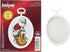 Janlynn Mini Cross Stitch Kit 2.75" Oval-Down The Chimney (18 Count), Multicolor...