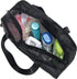 Moyad Mesh Shower Caddy Portable Toiletry Tote Gym Bag for College Dorm Bathroom (Black Large)...