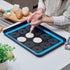 GUY DREAM Perforated Silicone Baking Mat 11-4/5" x 15-3/4" - 2PCs Choux Mat for Baking Cookie - Steaming Mesh For Half Size Cooking Sheet...