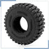 Soft Rubber RC 1.0 Tires 58MM with Foam Insert 4PCS for 1/18 TRX4M Upgrades 1/24 SCX24 Tires...