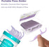 Holy rose Dental Floss Picks Portable Case with 50 Count Flossers,Holy rose Twin-Line Floss Sticks, Mint Flavor,Dual Action Clean Oral Perfect Too...