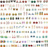 JJG 100Pcs(50PAIRS) Assorted Fruits Mermaid Animals Gold Plated Enamel Pendants Necklace Bracelet Charms for Earrings Jewelry Making...