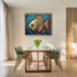 Posterizer 1 pcs- Abstract print of an orange fish in the sea-Art for Animal Lovers-Abstract & Modern Art- Gift for Men Women Entrepreneur -Decor ...