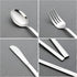 6 Pieces Silverware Single Set, Knife Fork Spoon with Carrying Case...