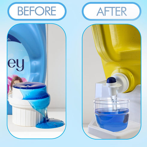 Skywin Laundry Detergent Holder Organizer with Tray - Soap Cup Storage Tray for Laundry Room Organization (White)...