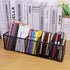 Black Mesh Pen Pencil Holder, Small Metal Desk Organizer Desktop Stationery Office Supplies Acessories Storage Stand, 5 Compartments Brushes Holde...