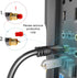 TOSLINK Cable, Optical Audio Cable – 6 feet Short Fiber Optic Cable for soundbars (TOSLINK to TOSLINK, Digital S/PDIF Cable, Stereo Systems/amplif...