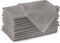 Encasa Cotton Cloth Napkins | Set of 12 | Size 17"x17" | Grey Solid Color | Machine Washable...