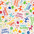 Cackleberry Home Happy Birthday Balloon Dogs Cotton Kitchen Towels 18 x 28 Inches, Set of 3...