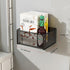 Magnetic Basket Organizer Holder for Fridge Magnetic Storage Bin Box Containers for Refrigerator Whiteboard Classroom (Small, White)...