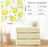 CaTaKu Lemons Leaves Kitchen Dish Cloths, 6 Pack Reusable Dish Rags for Washing Dishes, Microfiber Cleaning Cloths Dish Towels Washcloths for Kitc...