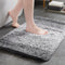 TECHMILLY Super Soft Shaggy Bathroom Rugs, Absorbent Thick Non Slip Microfiber Bath Rugs, Quick Dry Machine Washable Bath Mat for Bathroom Floor, ...