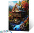 Paint by Numbers Exquisite Forest Cabin DIY Painting On Canvas, Paintwork with Paintbrushes Acrylic Paints,Perfect for Paint by Numbers for Adults...