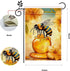 Summer Bee Garden Flag, Welcome Garden Flags, 12x18 Inch Vertical Double Sided Burlap, Flowers Bee Holiday Party Yard Lawn Flag, Outdoor Patio Hou...