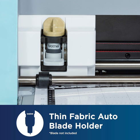 Brother ScanNCut DX Thin Fabric Auto Blade Holder CADXHLDQ1, Use for Projects Including Quilting Pieces, Sewing Patterns and Appliqués...