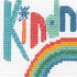 DIMENSIONS Kindness Matters Counted Cross Stitch Kit, 14 Ct. White Aida Cloth, Finished Project 5" x 7", Multicolor 4 Piece...